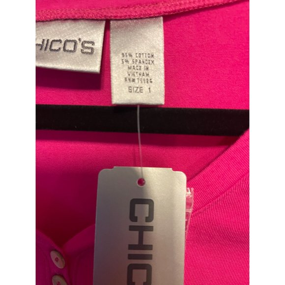 NWT Chico's 100% Silk Floral Bouqet Farrah Skirt Multi-colored Size 1 - Picture 2 of 7